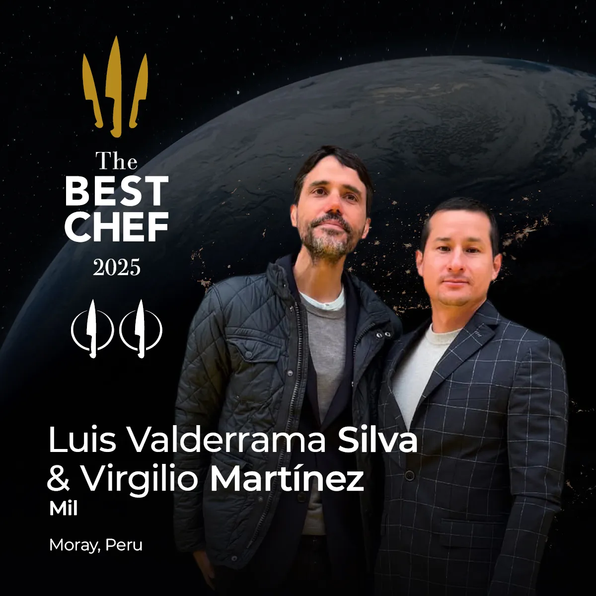 Luis Valderrama Silva & Virgilio Martínez